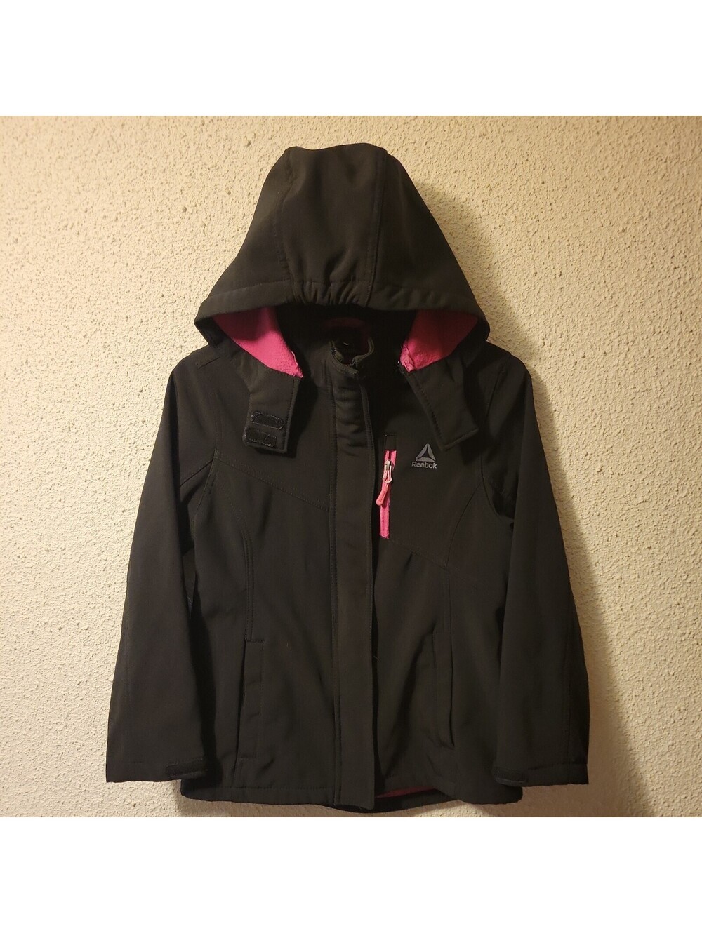 Women’s 3 in 1 Jackets Size M Reebok Black/Pop Systems Active